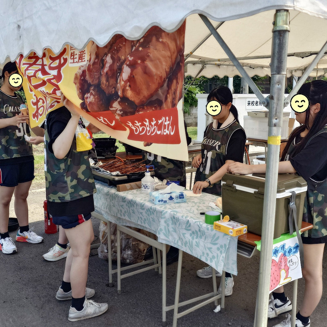 文化祭で280本完売しました！