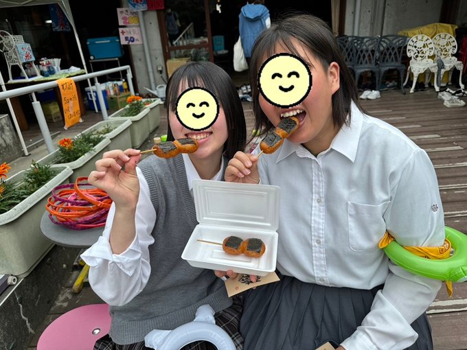 揚げ餅は大好評で、イベント途中で完売となりました。