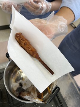 この度は文化祭に、貴社の肉巻きおにぎりを使わせていただきました！