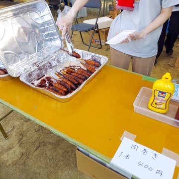 地元の夏祭りで肉巻きを販売させてもらいました！