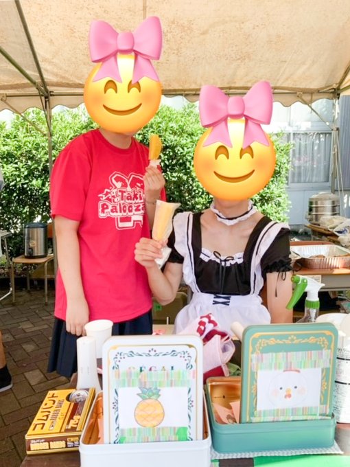 食べ応えたっぷりで冷え冷えのパインは即完売！