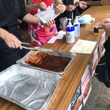 地域のお祭りで640本が、2時間で完売しました！