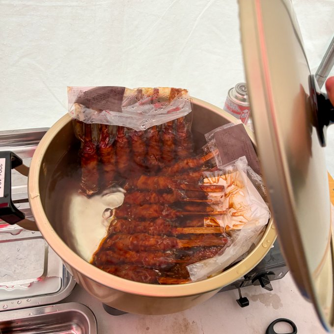 肉巻きおにぎりを使わせて頂いた写真を送ります。