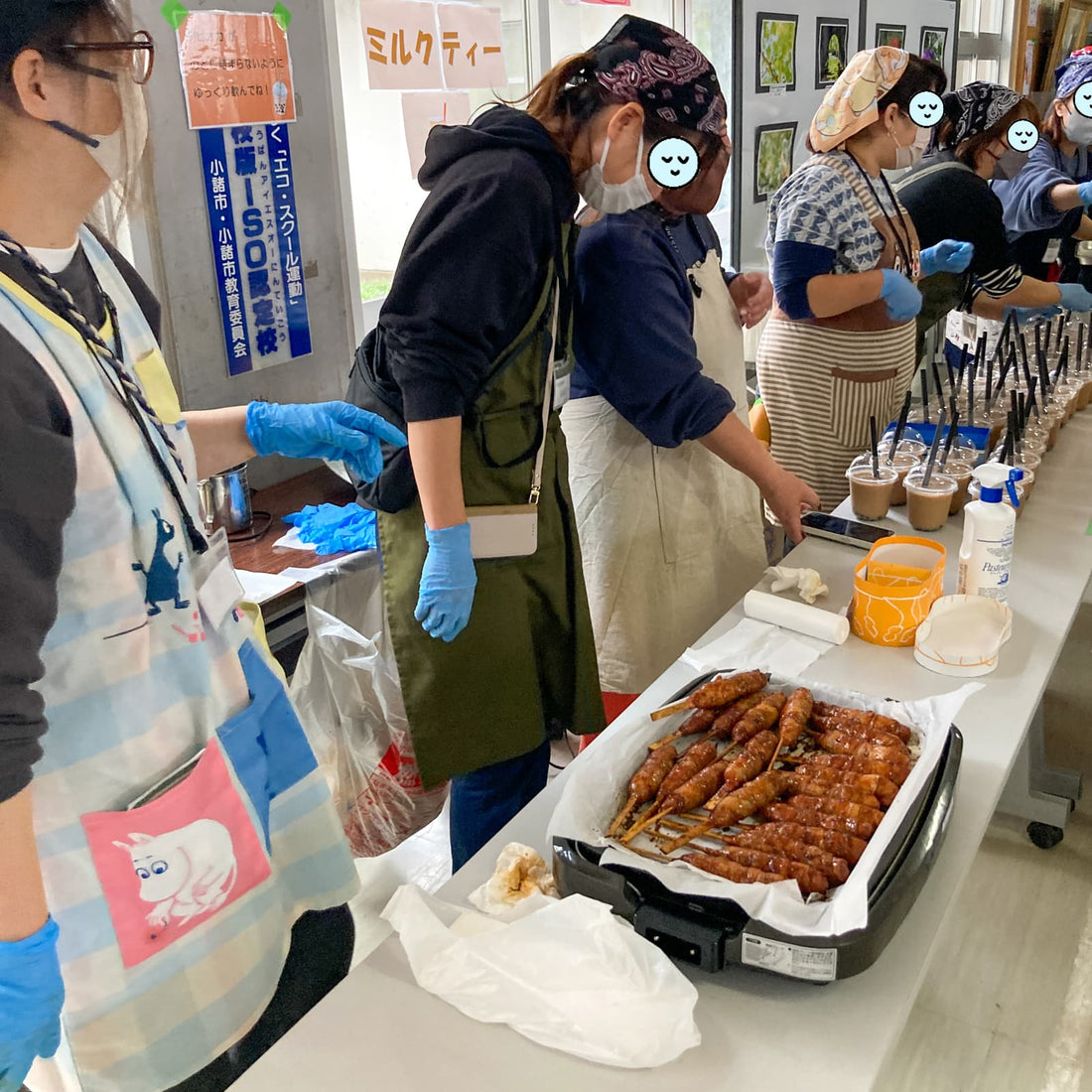 280本。匂いで誘ってあっという間に完売しました！