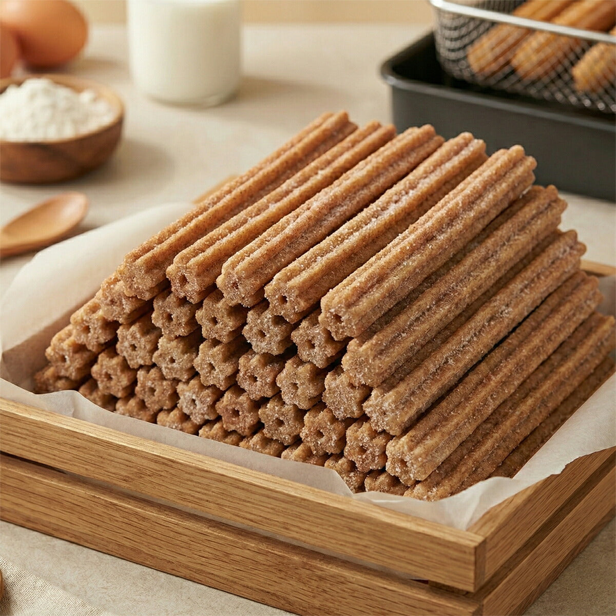 チュロス プレーン味 80本入り (55g×80個) 冷凍生地