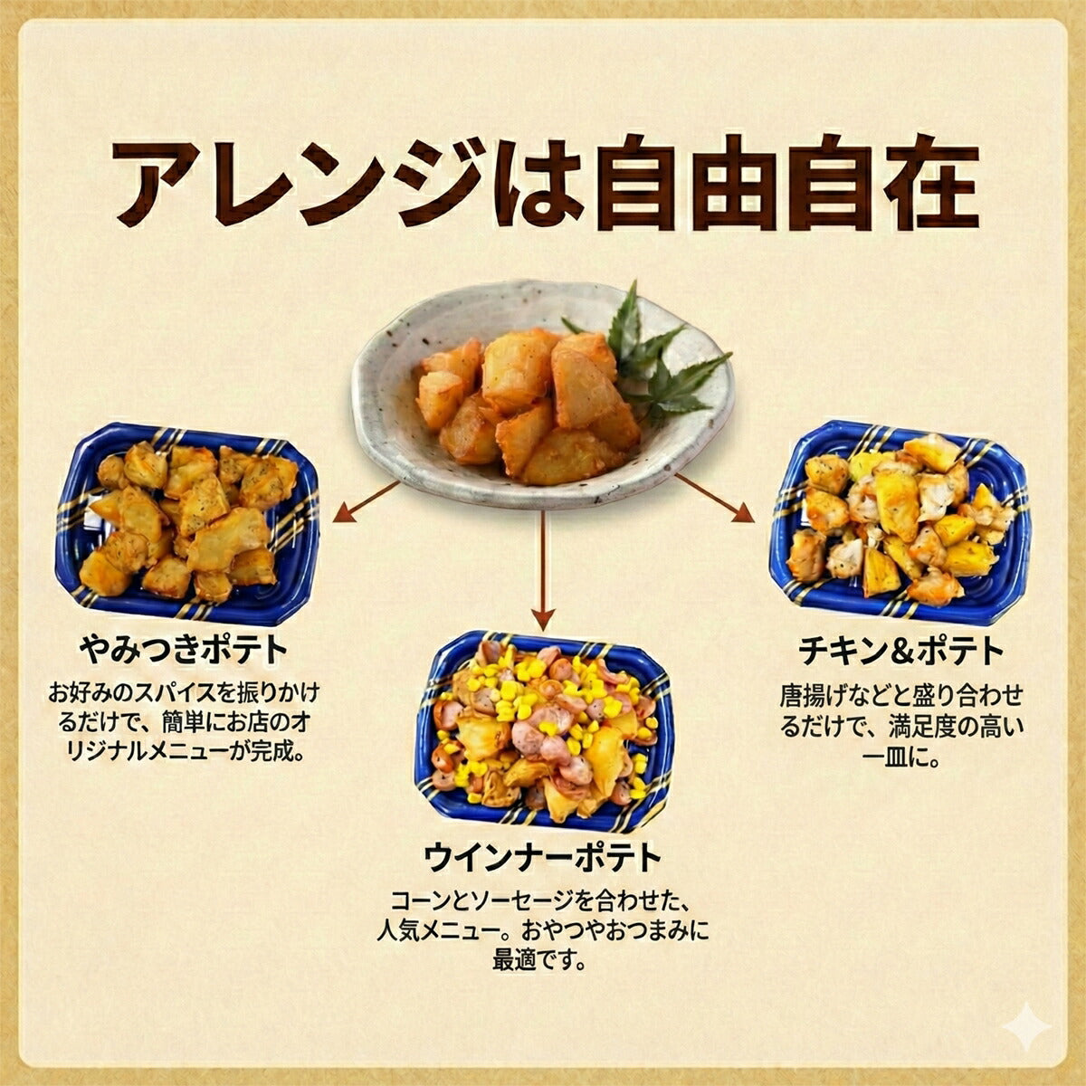 揚げじゃが 1kg 業務用